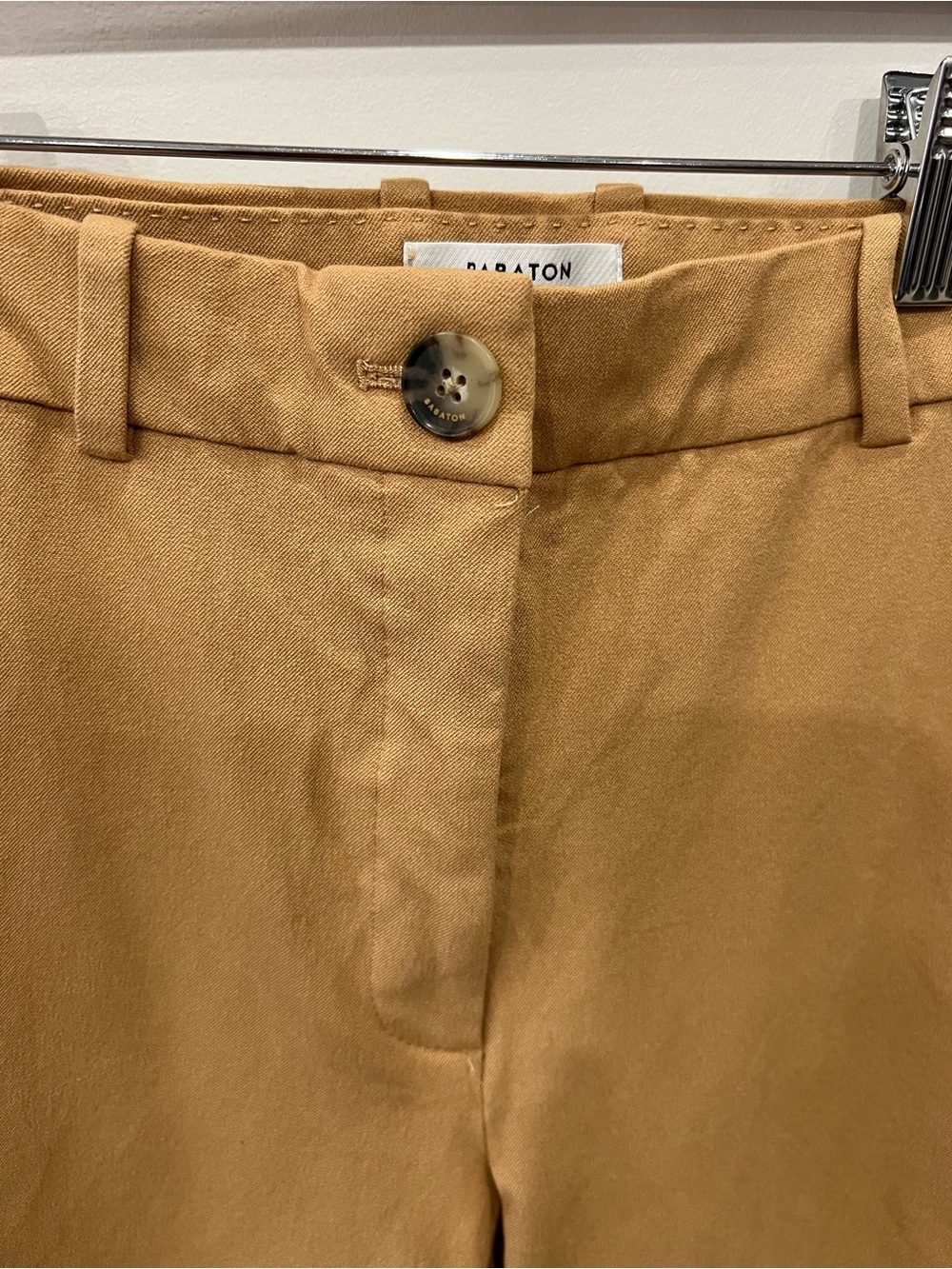 Babaton Atelier Camel Slim Ankle Pants Size 6 Career Minimalist - Picture 2 of 4